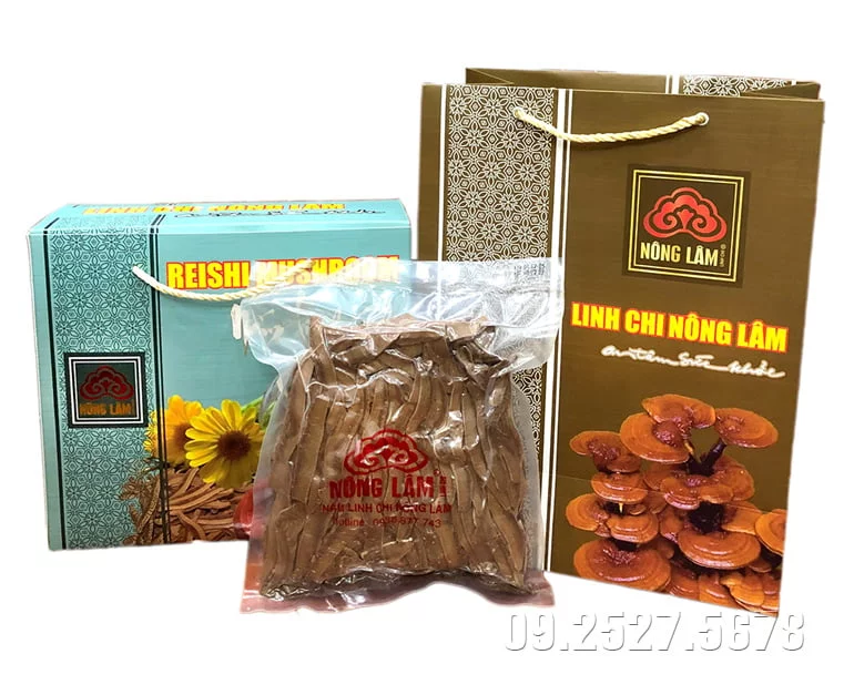 Linh chi nông lâm thái lát 01